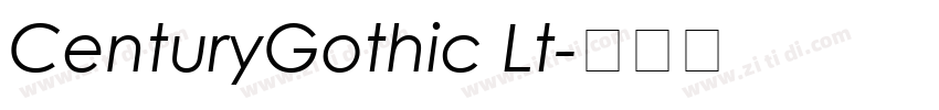 CenturyGothic Lt字体转换 CenturyGothic Lt字体转换